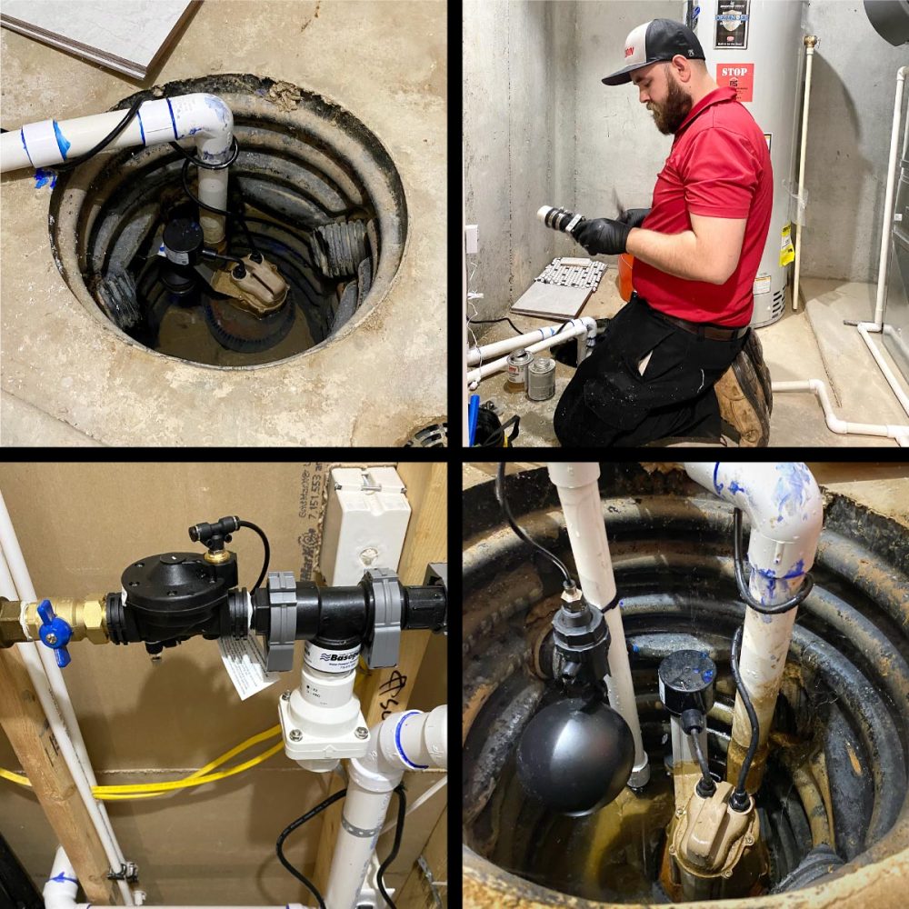 Backup Sump Pump Installation