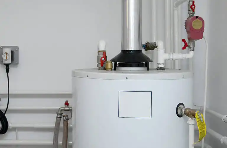 Water Heater Tank in Basement